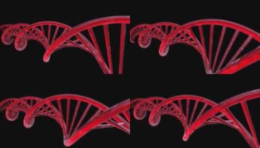 DNA旋转效果高清在线视频素材下载