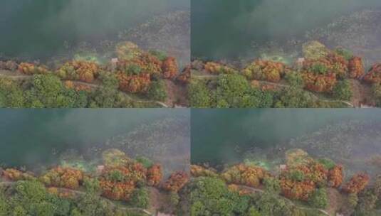 大理大理洱海秋天风景航拍高清在线视频素材下载