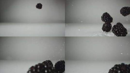 桑葚 水果 桑椹 植物 树莓高清在线视频素材下载