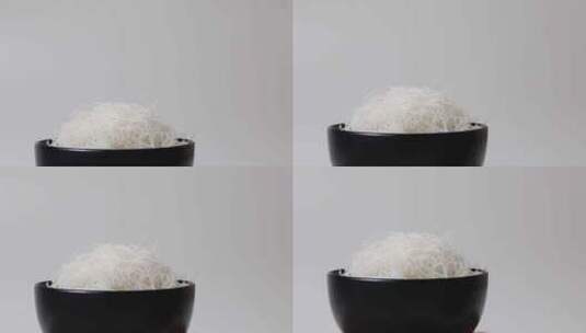 农家美食干湿米粉展示高清在线视频素材下载