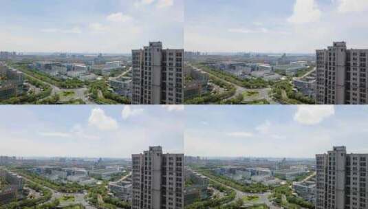 杭州下沙钱塘新区延时摄影高清在线视频素材下载