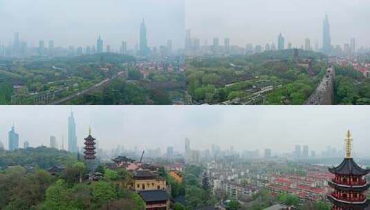 南京鸡鸣寺航拍高清在线视频素材下载