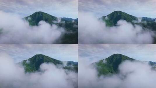 航拍山川云雾森林自然风光大气片头风景视频高清在线视频素材下载
