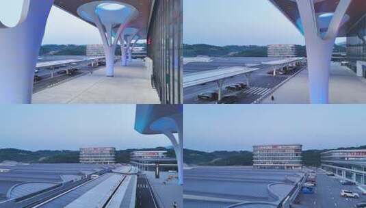 现代化建筑景观高清在线视频素材下载