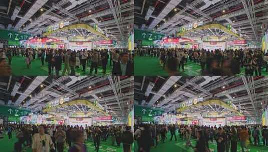 第八届进博会8.1馆农食产品展区进口博览高清在线视频素材下载