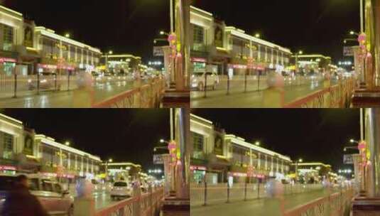 4k-城市夜景车流延时高清在线视频素材下载