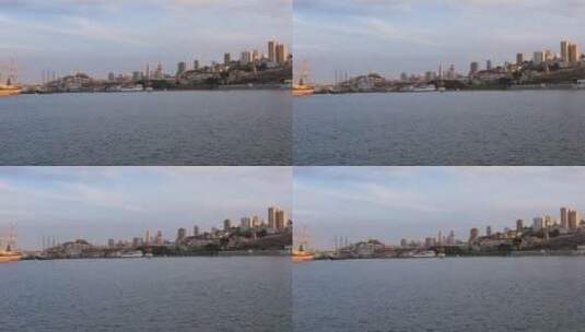 日落时分的旧金山海滨高清在线视频素材下载