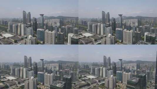 航拍深圳城市风光高清在线视频素材下载