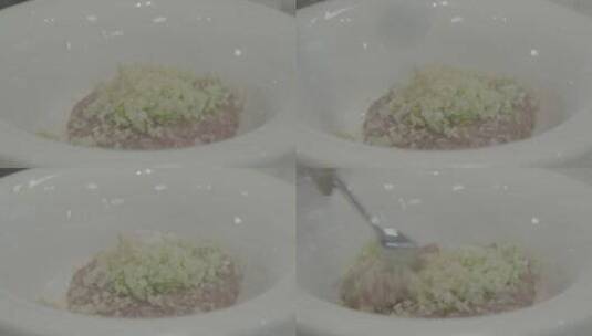 烹饪香菇LOG高清在线视频素材下载