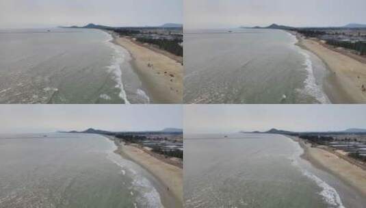 大海海滩航拍高清在线视频素材下载