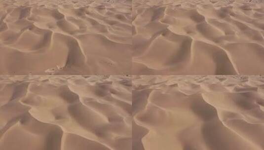 俯拍沙漠高清在线视频素材下载