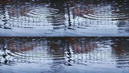 下雨 雨水 雨滴高清在线视频素材下载