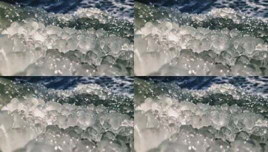 冰川小溪亮晶晶高清在线视频素材下载