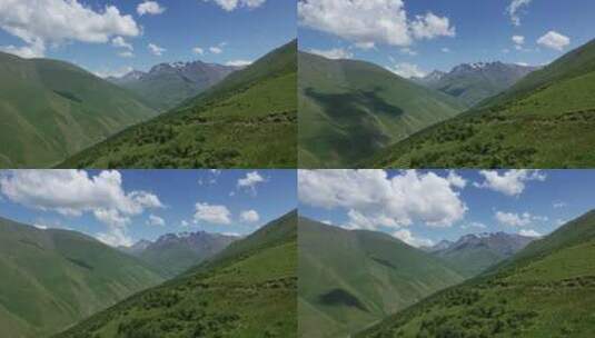 山谷景观航拍高清在线视频素材下载