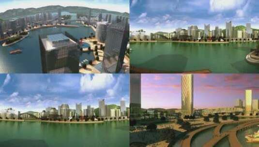 7.科技新城未来城市高清在线视频素材下载