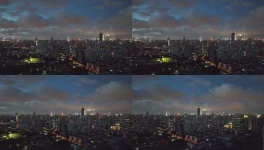 城市傍晚空镜高清在线视频素材下载