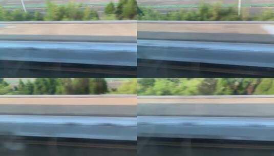 磁悬浮列车窗外高清在线视频素材下载