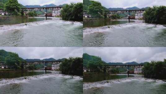 溪流湍湍的瑶河高清在线视频素材下载