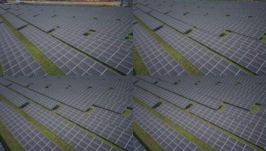 太阳能板新能源绿色能源高清在线视频素材下载