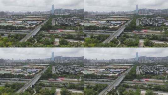 深圳滨海大道城市交通高清在线视频素材下载