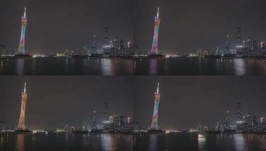 6K广州cbd夜景延时视频宣传片广告片空镜头高清在线视频素材下载