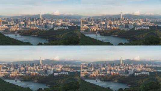 深圳城市光影延时高清在线视频素材下载