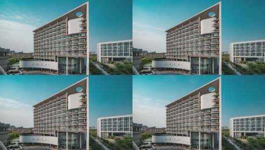上海同济大学延时摄影高清在线视频素材下载