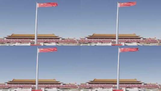 4k竖屏实拍天安门广场景区高清在线视频素材下载