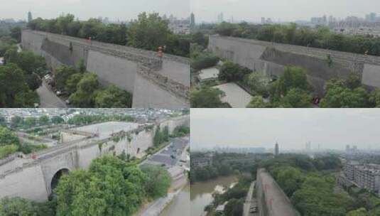 南京城墙合集高清在线视频素材下载