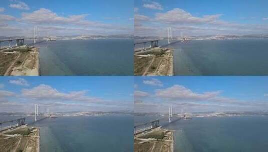 奥斯曼加齐桥土耳其伊斯坦布尔高清在线视频素材下载