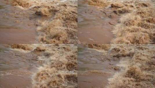 4K重庆夏日洪水实拍实拍高清在线视频素材下载