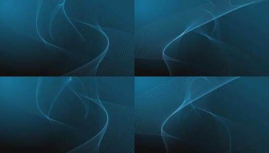 高清蓝色科技感动感光波背景视频走秀粒子高清在线视频素材下载