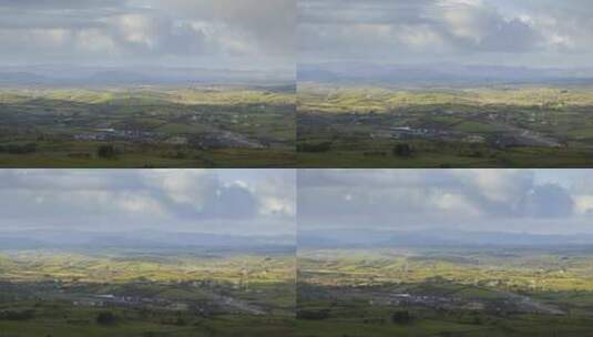 爱尔兰白天农村农业自然景观的时移。高清在线视频素材下载