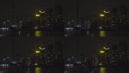 上海 外滩 空镜  城市  夜景   陆家嘴高清在线视频素材下载