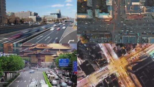 【合集】城市交通车流高清在线视频素材下载