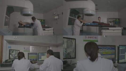 4K医院病人做检查高清在线视频素材下载