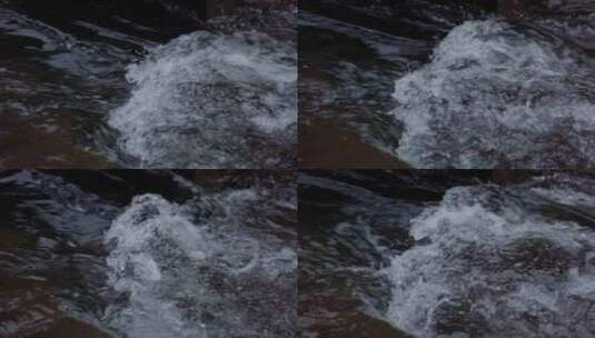 山间小溪 清澈的泉水 空镜头高清在线视频素材下载
