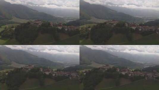 4K 欧洲瑞士小镇高清在线视频素材下载