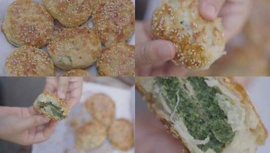 香脆海苔饼食谱制作指南高清在线视频素材下载