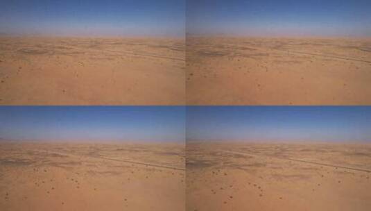 无人机飞越毛里塔尼亚、西撒哈拉和摩洛哥的高清在线视频素材下载