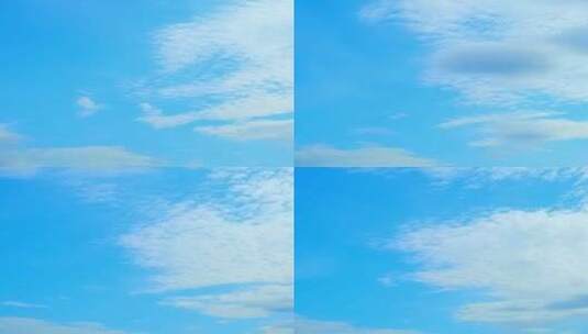 蓝天白云的延时镜头，延时镜头。高清在线视频素材下载