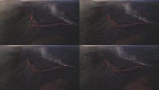 火山，喷发，熔岩，沸腾高清在线视频素材下载