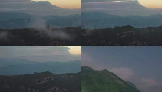 唯美壮观自然风光山川大地震撼云雾涌动高清在线视频素材下载