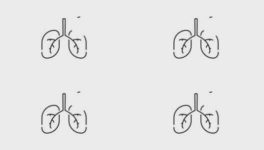 肺线动画高清在线视频素材下载