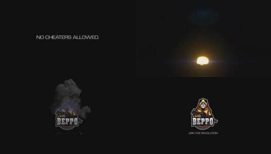 燃烧火焰落地爆炸logo演绎AE模板高清AE视频素材下载