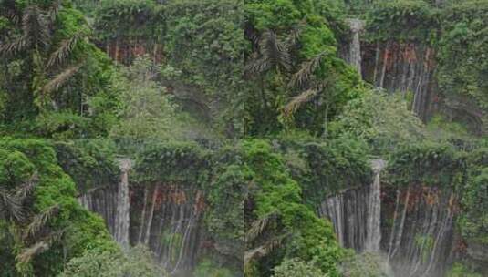 Tumpak SeWu，无人机，印度尼西高清在线视频素材下载