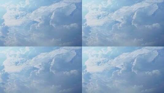 天空蓝天流动的白云时间流逝空镜高清在线视频素材下载