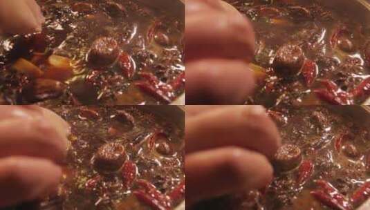 老汤卤汁炖肉 (3)高清在线视频素材下载