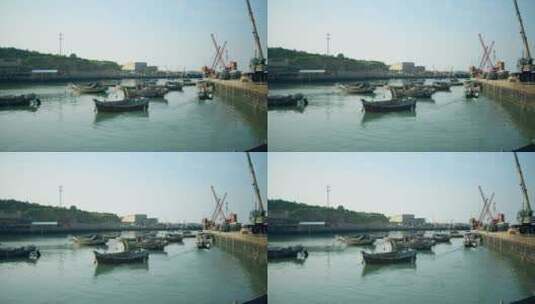 威海渔船码头  4.5k mov 25fps高清在线视频素材下载