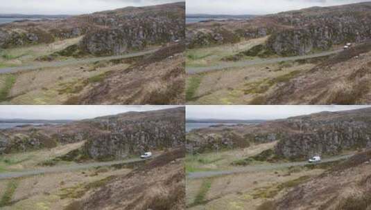 苏格兰-外赫布里底群岛-伯奈拉山路1-38高清在线视频素材下载